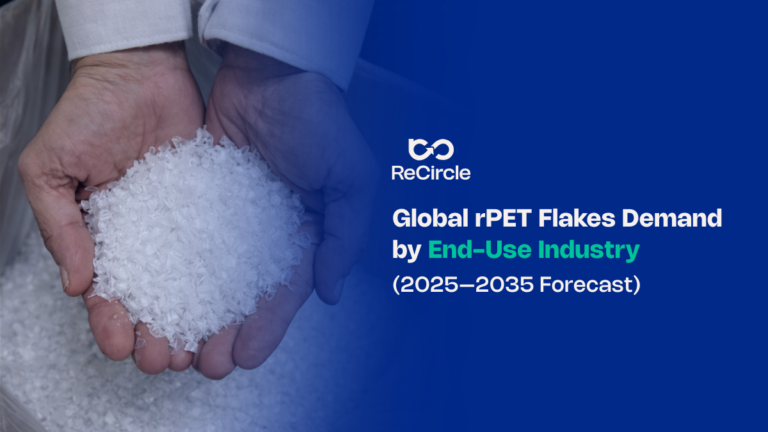 global rPET flakes