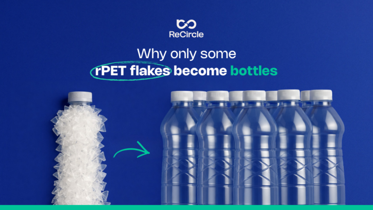 Why only some rPET flakes become bottles | ReCircle