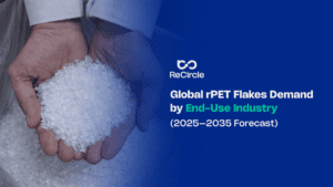 global rPET flakes